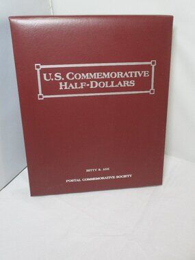 US Commemorative Half Dollars Coins and Stamps Set Collection in Album Book